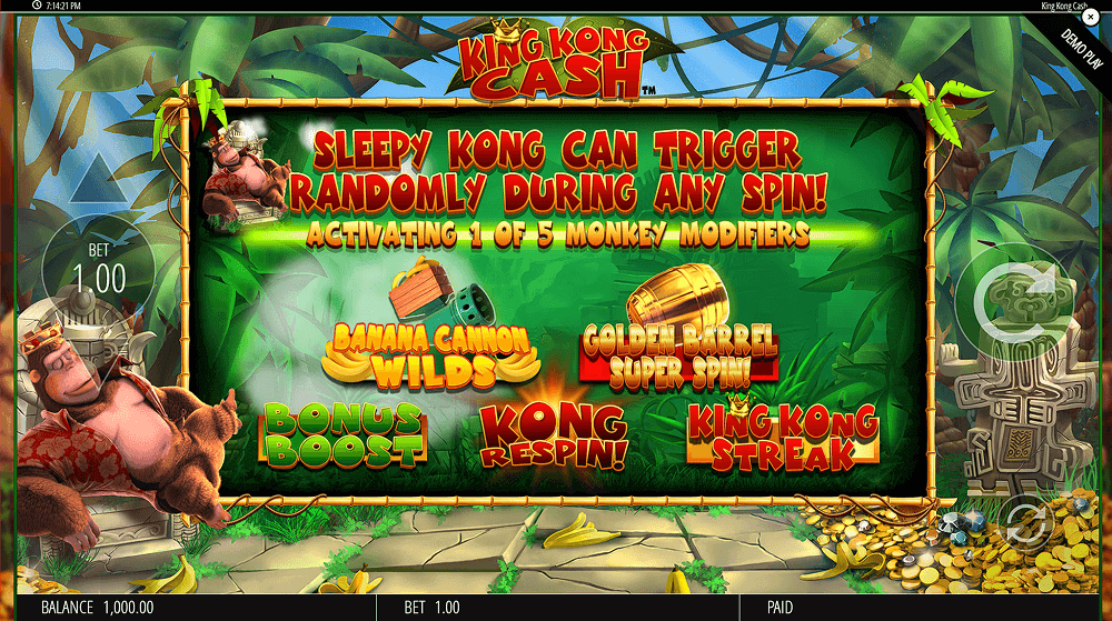 King Kong Cash Key Details